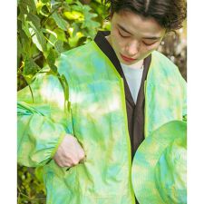 『UR TECH』ナイロンタッサ－ZIP カーディガン