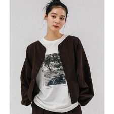 フォトプリントショートスリーブTシャツ