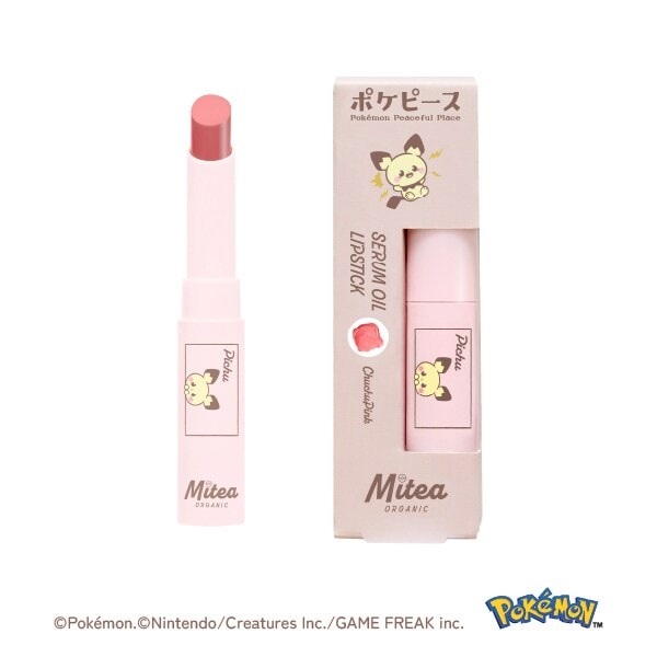 Mitea Organic】＜ポケピース＞セラムオイルリップスティック 01