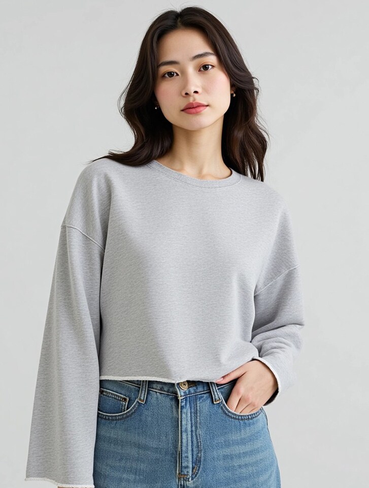 ショート丈スウェットプルオーバー | フィフス(fifth) | マルイウェブ