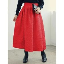 フィフス(fifth)のジャガードボリュームタックスカート