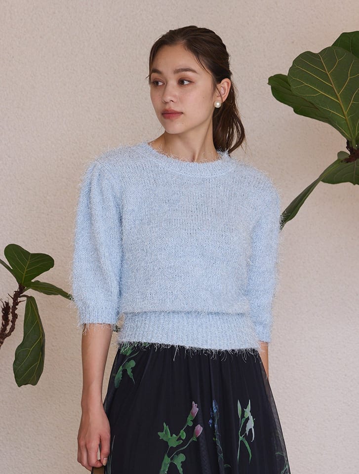 フェザー半袖ニットプルオーバー | フィフス(fifth) | マルイウェブ