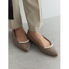 フィフス(fifth)のラインパールフラットシューズ