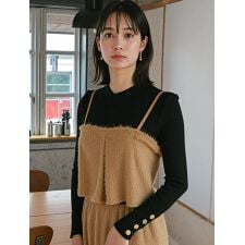 【SET UP対応】ラメフリンジビスチェ