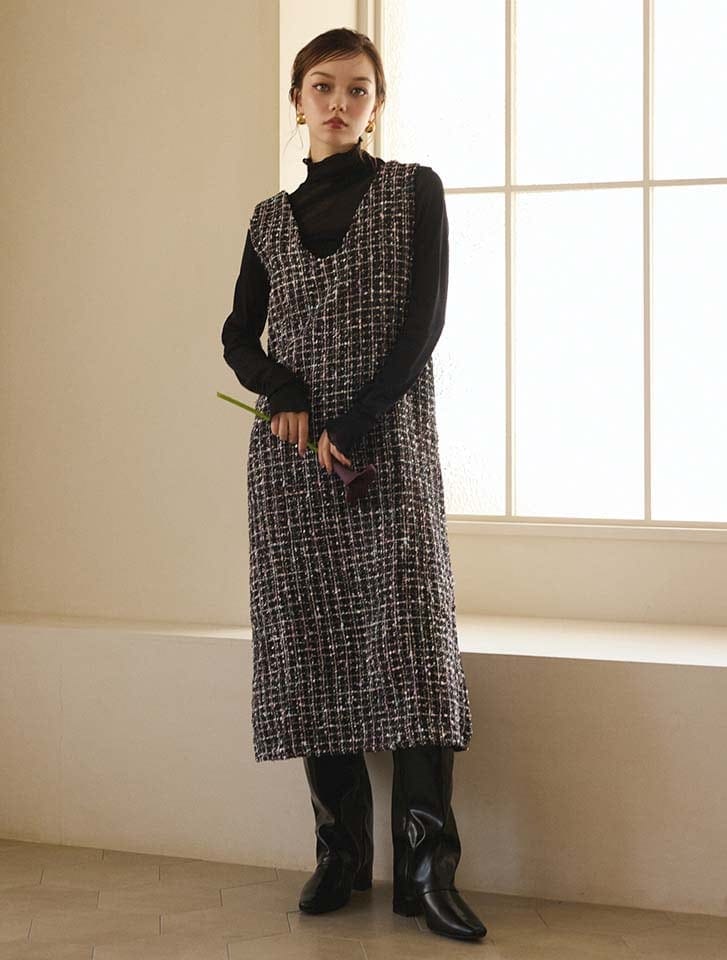 ミックスカラーツイードジャンスカ | フィフス(fifth) | マルイウェブ