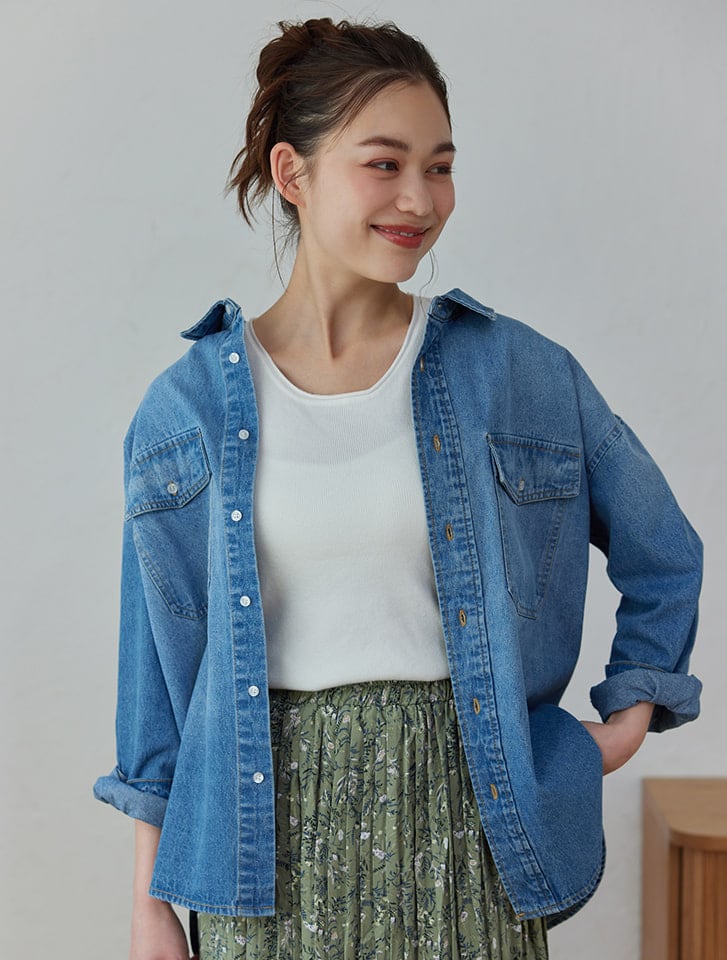 オーバーサイズデニムシャツ | フィフス(fifth) | マルイウェブチャネル