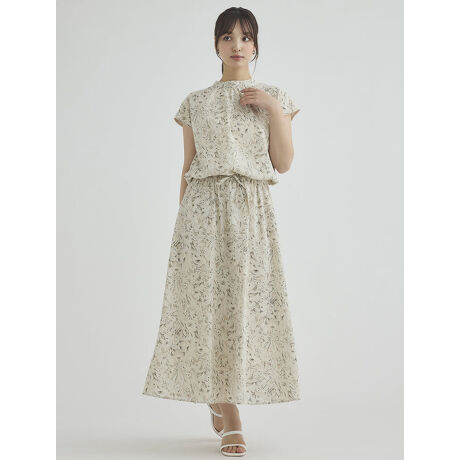 フィフス　花柄プリントワンピース