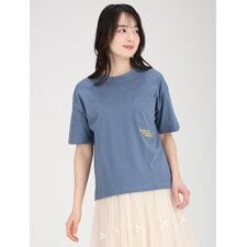 刺繍ロゴポケットTシャツ