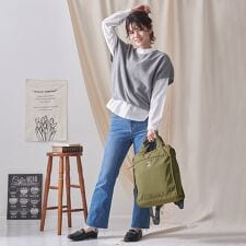 【anello】リュックサック 10ポケット 軽量