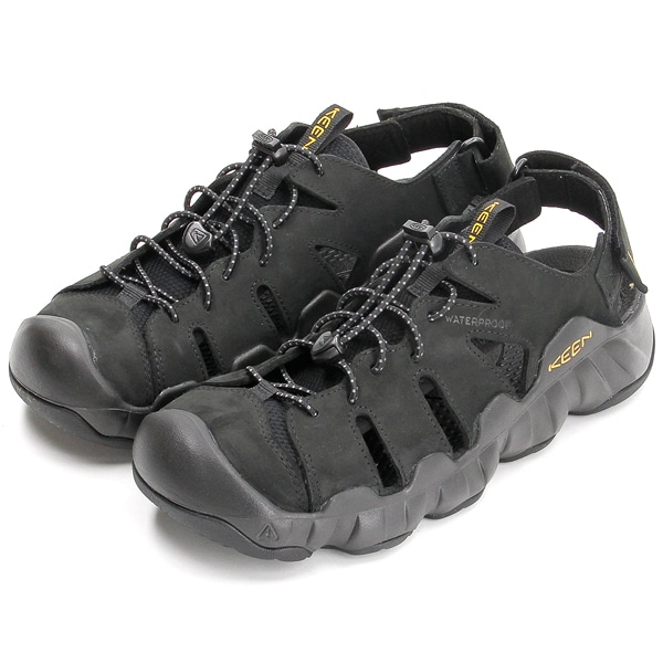 [�}���C]HYPERPORT FISHERMAN LEATHER/�n�C�p�[�|�[�g �t�B�b�V���[�}�� ���U�[/�L�[���iKEEN�j BLACK/KEEN YELLOW