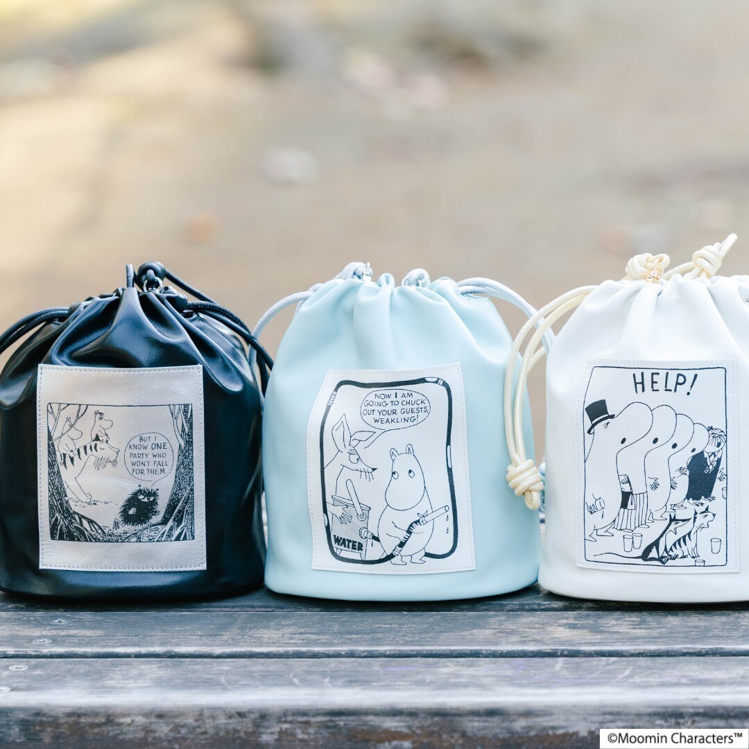 ☆ ムーミン　巾着ポシェット ブルー 新品未使用 ムーミン 巾着ポシェット | ムーミン(MOOMIN) | マルイウェブチャネル