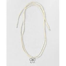 【Kara Yoo】Flora Raw Silk フラワーネックレス