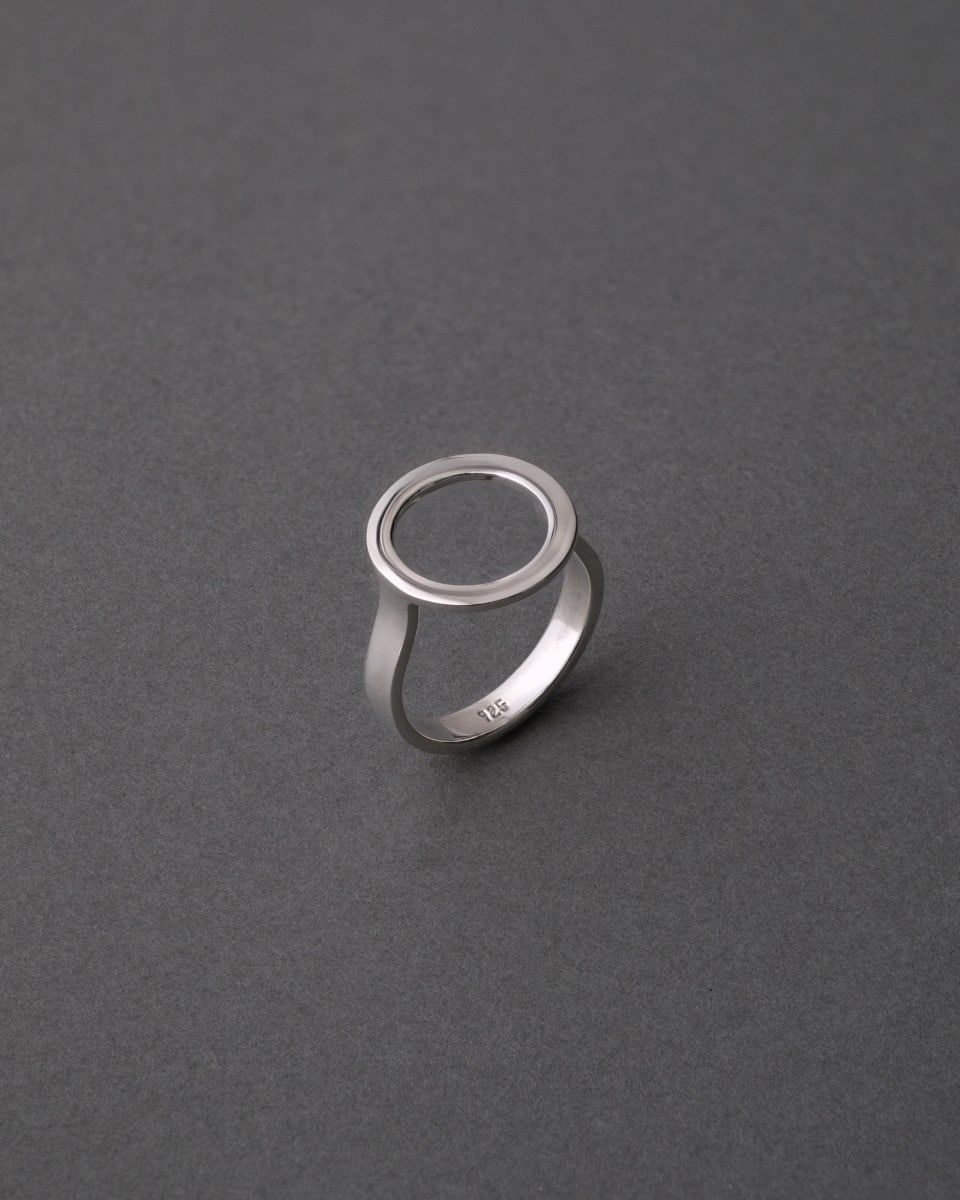 K10】天然石チェーンリング／7月誕生石／ルビー/ピンキー/サイズ