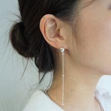 【Nina&Jules】スウィングボールシルバーピアス