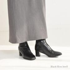 晴雨兼用 感動ブーツ トゥクン レディース ブーツ ストレッチブーツ