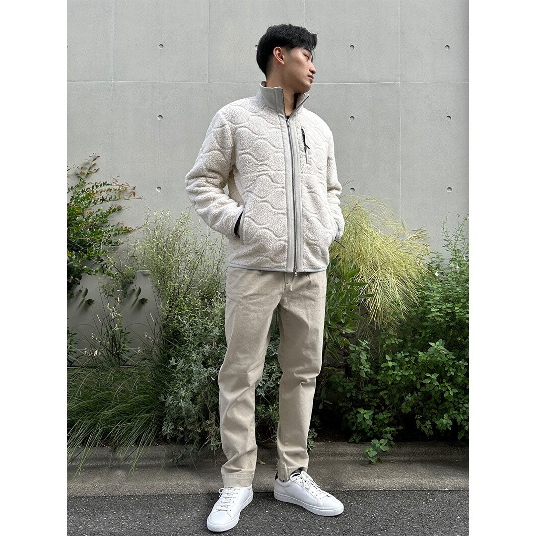 Custom Culture】Vintage Sheep Boa キルトブルゾン ボアブルゾン