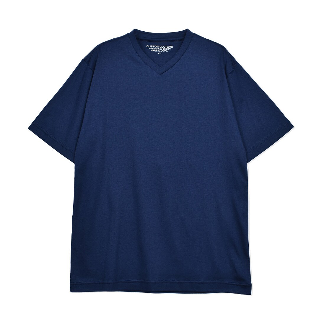 【CUSTOM CULTURE】LIGHTスムース Vネック
