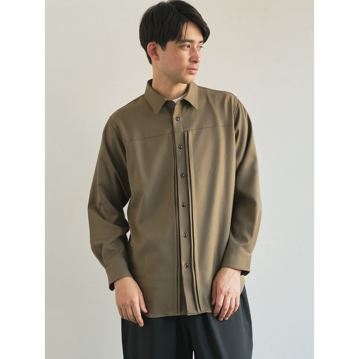 TRANSITION】2タックレギュラーカラーシャツ | トランジション