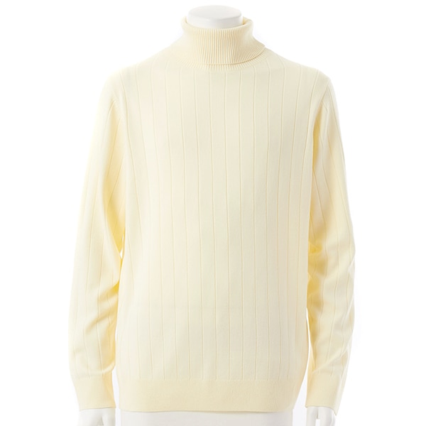 TRANSITION×G-STAGE】G-STAGE別注ワイドリブ編み タートルネックニット