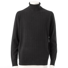 【TRANSITION×G-STAGE】G-STAGE別注ワイドリブ編み タートルネックニット