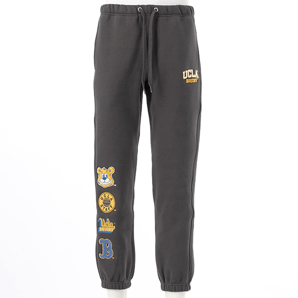 【NEW】ユーシーエルエー（UCLA）/【UCLA】 刺繍ロゴ450ゲージ裏毛裏起毛ロングパンツ スウェットパンツ UCLA】 刺繍ロゴ450ゲージ裏毛裏起毛ロングパンツ スウェットパンツ