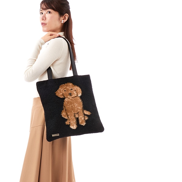 プードル　ハンドバッグ Amazon.co.jp: インナーポケット付/キャンバス トートバッグA4