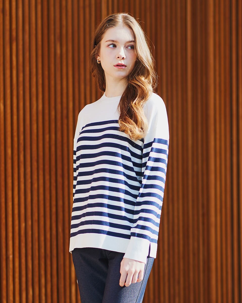 マリサグレース（Marisa Grace）/ボーダーニットプルオーバー ボーダーニットプルオーバー | マリサグレース(Marisa Grace) | マルイ