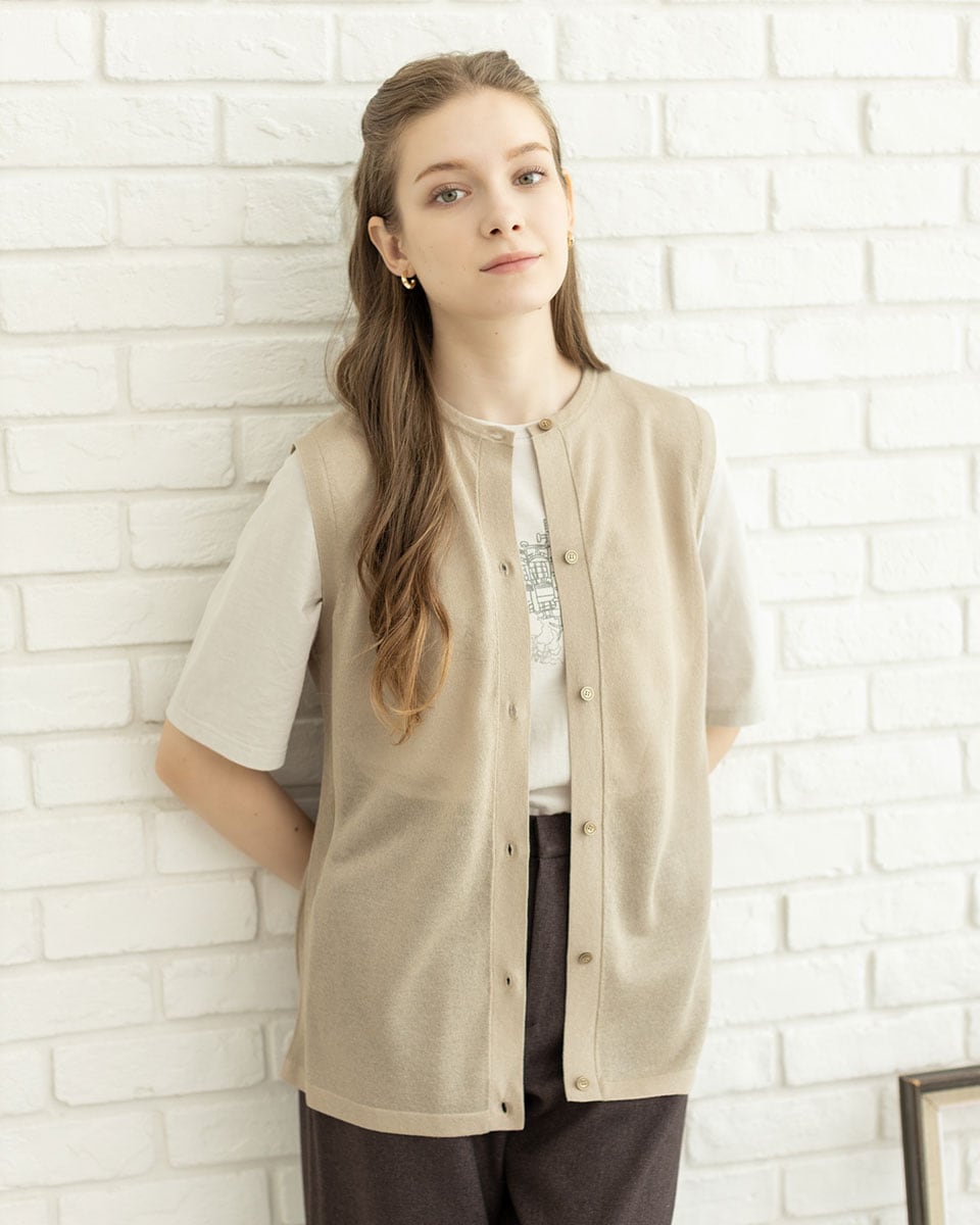 【新品】アーガ Aga ヤマダヤ THAIGREEN エコファーベスト アーガ Aga THAIGREEN エコファーベスト （チャコールグレー