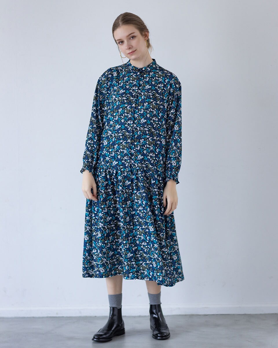 美品✨ スピックアンドスパン　シアーヨーク切り替えワンピース シアーヨーク切替ワンピース | スピック＆スパン(Spick and Span