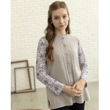 イタリー糸WOOLニットベスト