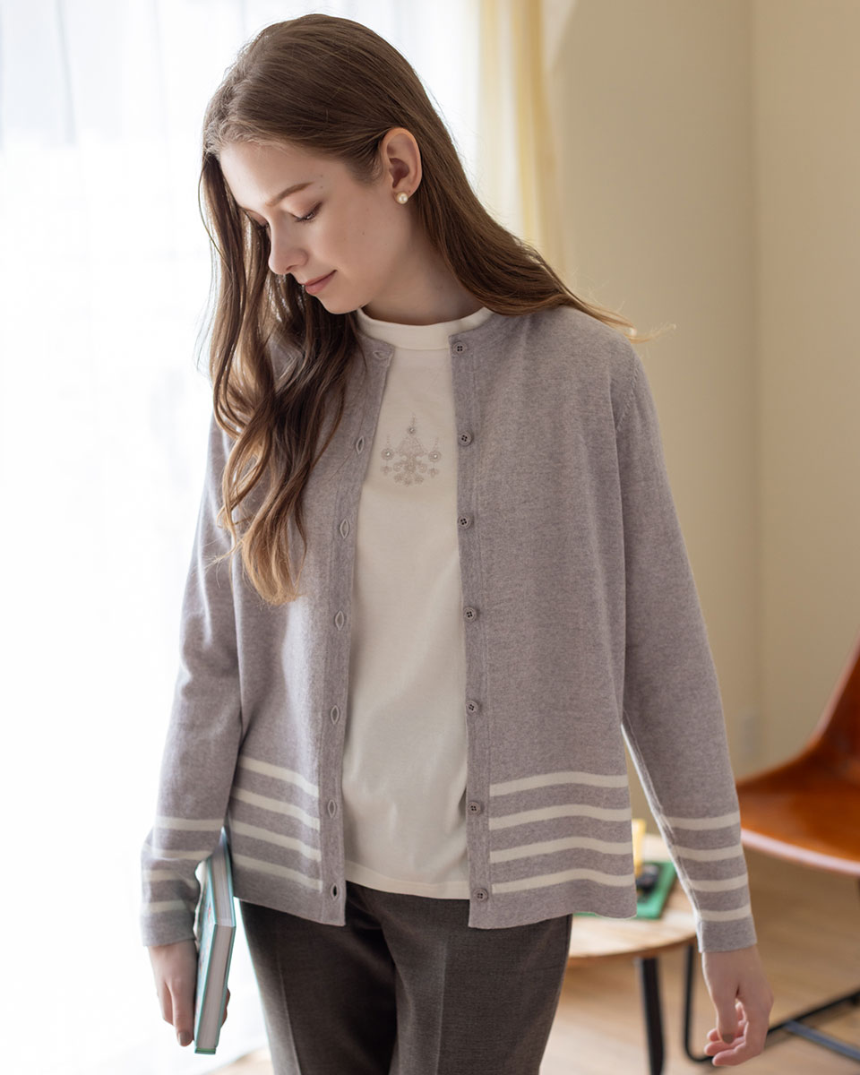 New レディースファッション イタリー糸WOOLニット／マリサグレース