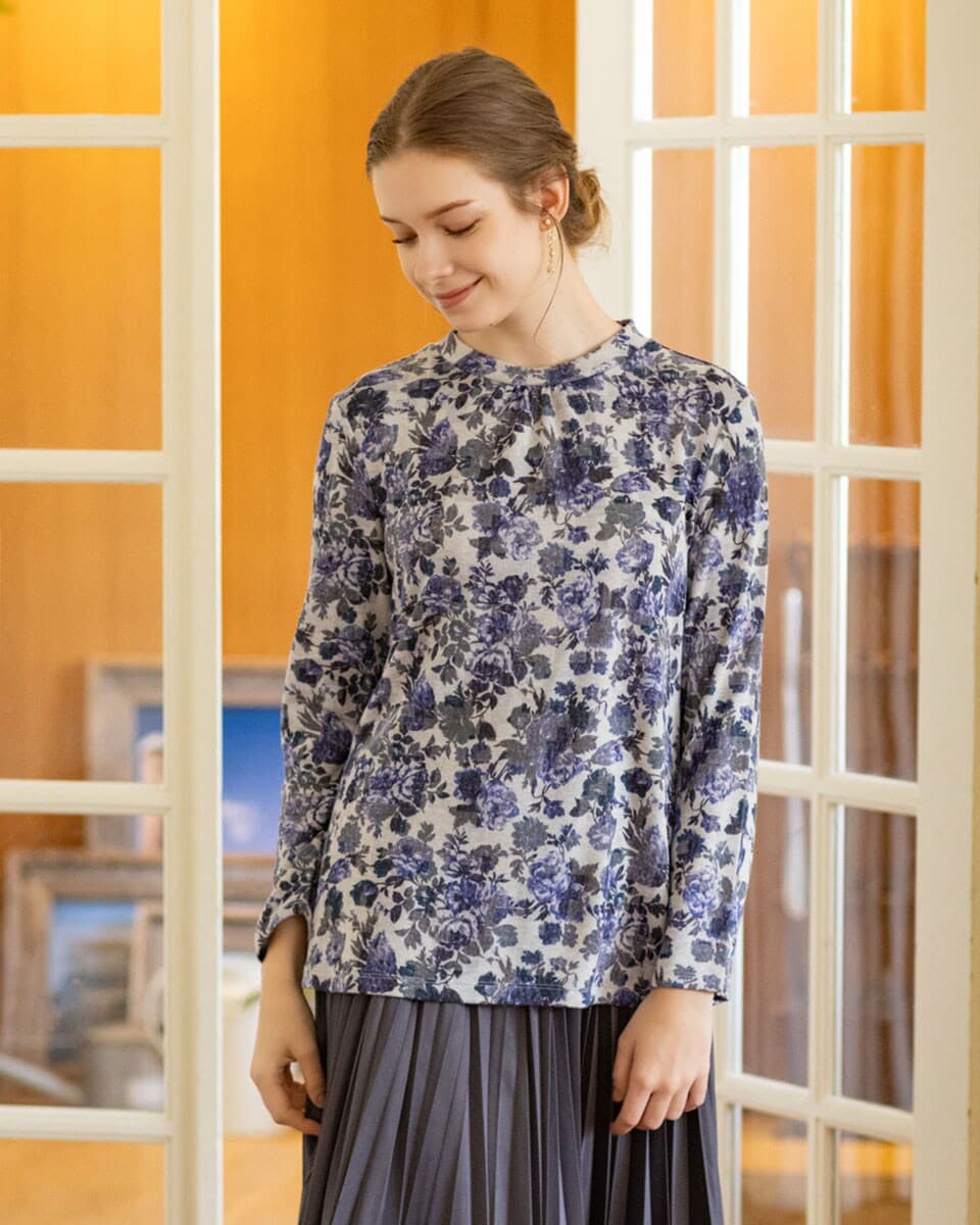 千鳥ジャカードカットソー | マリサグレース(Marisa Grace) | マルイ