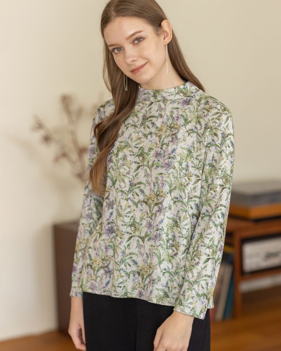 千鳥ジャカードカットソー | マリサグレース(Marisa Grace) | マルイ