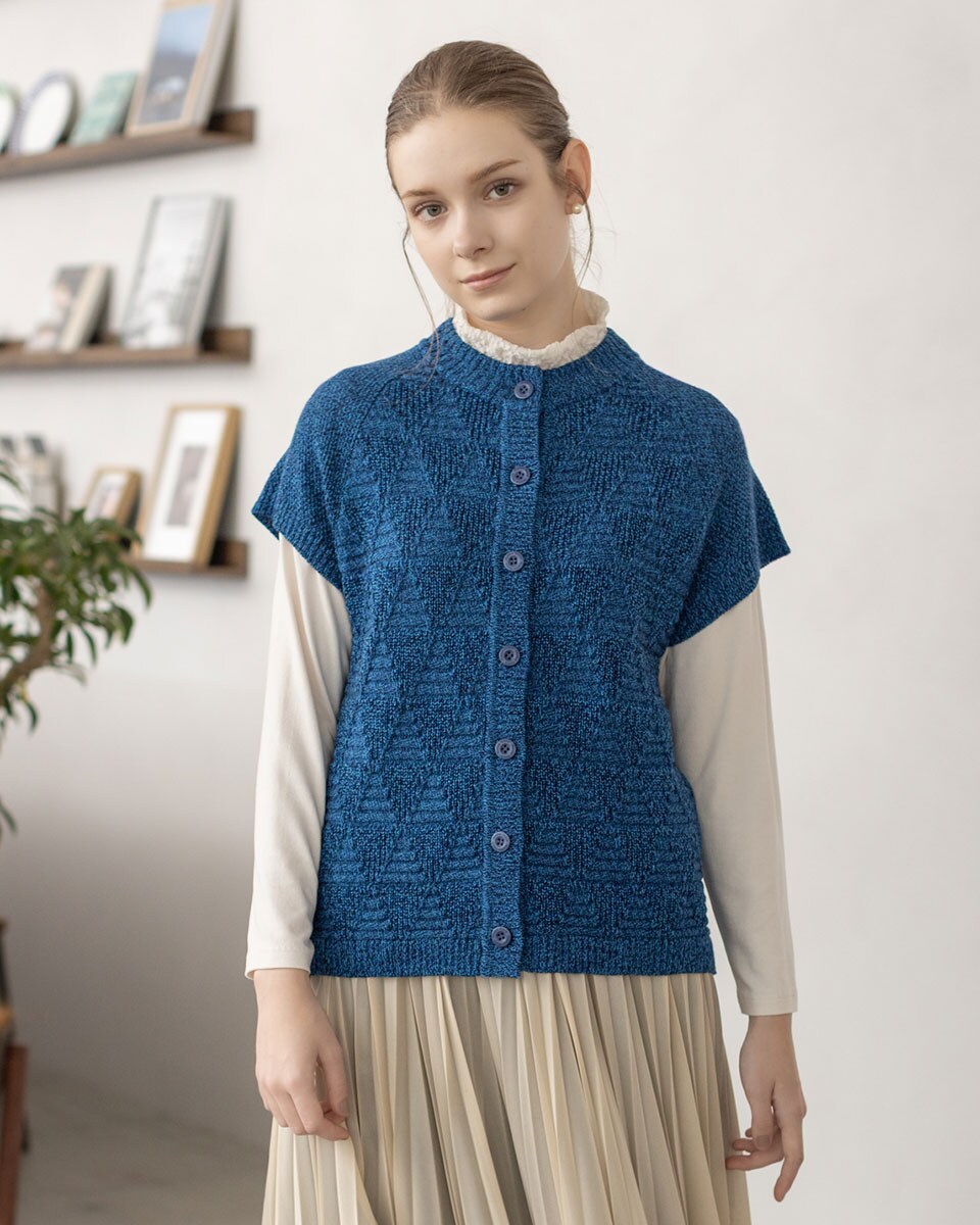 マリサグレース（Marisa Grace）/三つ杢WOOLニットベスト 三つ杢WOOLニットベスト | マリサグレース(Marisa Grace) | マルイ