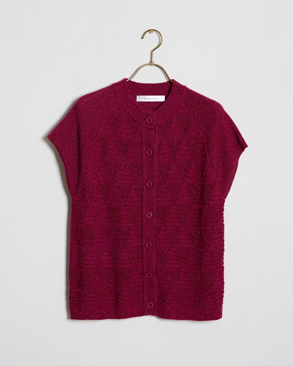 三つ杢WOOLニットベスト | マリサグレース(Marisa Grace) | マルイ