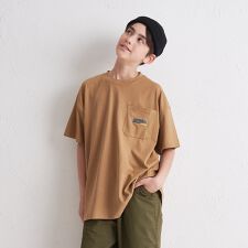 胸ポケット 刺繍ロゴ入り Ｔシャツ