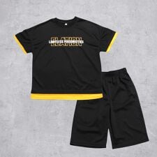 アイレットメッシュＴシャツ ハーフパンツ セットアップ