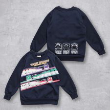 ディフィット(D.FIT)の新幹線　裏毛トレーナー