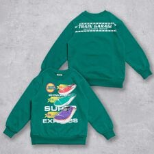 ディフィット(D.FIT)の新幹線　裏毛トレーナー