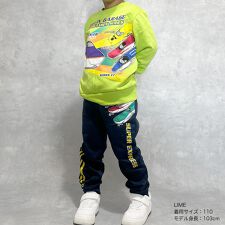 新幹線　裏毛トレーナー