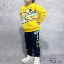 ディフィット(D.FIT)の新幹線　裏毛トレーナー