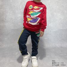 ディフィット(D.FIT)の新幹線　裏毛トレーナー