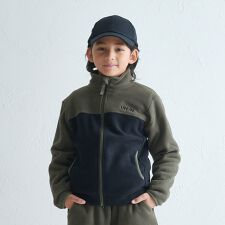 フリース スタンドカラー ジャケット