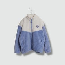 ディフィット(D.FIT)のボアフリース配色BIGシルエットジャケット