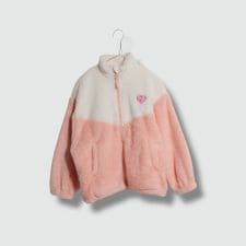 ディフィット(D.FIT)のボアフリース配色BIGシルエットジャケット