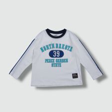 袖ライン プリント 長袖Ｔシャツ