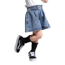 ケミカル加工 デニムキュロット