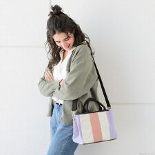 ショルダーバッグ レディース 2way 帆布 軽量 ミニ Clelia クレリア CL-27227