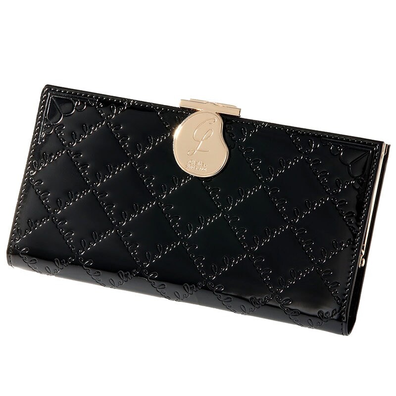 ボヤージュ/ウッドレザー(ブラック)【長財布 l字】AGILITY