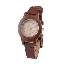 ナフカ(nafka)の腕時計 レディース メンズ ユニセックス ペアウォッチ 木製 メープル オリーブ 牛革 クオーツ